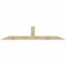 Ekena Millwork Portland Rough Sawn Timber Gable Bracket, Douglas Fir, 108"W x 22"H x 6"D x 6"F, 5/12 Pitch GBW108X22X0606POR00RDF - alternate 1